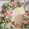 138 PCS Sage Green & Pink Balloon Arch Kit – 5–18" Latex Balloons for Wedding, Baby Shower & Birthday Party